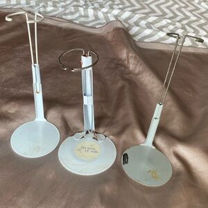 Set of 3 Barbie doll stands